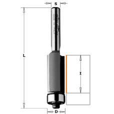 Фреза концевая обгонная с подшипником D=6,4 I=25,4 S=6,0 L=63,5 CMT 706.0625