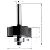 Фреза концевая CMT-contractor четвертная (нижн. подш.) S=8 D=31,7x12,7 CMT K935-317