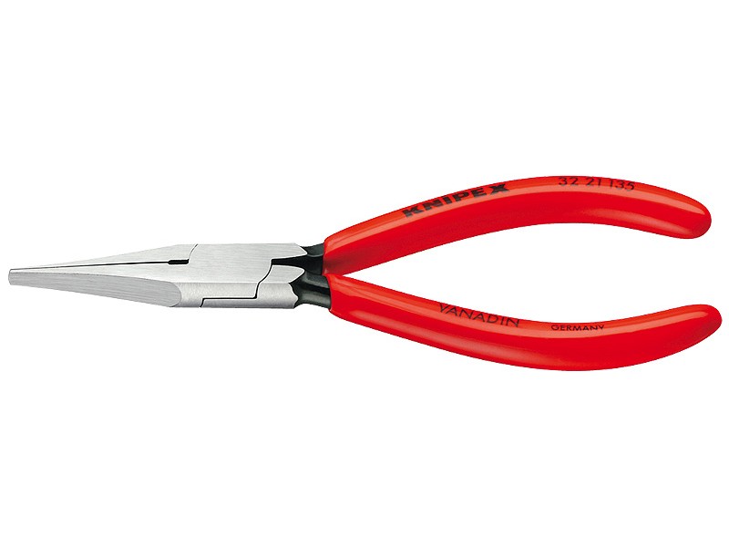 Плоскогубцы для регулировки реле, широкие губки 34 мм, длина 135 мм, фосфатированные, обливные ручки Knipex KN-3221135