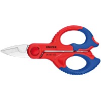 Ножницы электрика, микронасечки, 155 мм, нерж, 2-комп ручки, SB Knipex KN-9505155SB