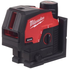 Аккумуляторный линейно-точечный лазерный нивелир Milwaukee M12 CLLP-301C (Li-Ion 3 Ач)