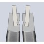 Щипцы прецизионные для внешних стопорных колец, прямые губки, Ø 40-100 мм, длина 225 мм Knipex KN-4911A3SB