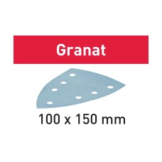 Материал шлифовальный Festool Granat P 180. компл. из 10 шт.  STF DELTA/7 P 180 GR 10X