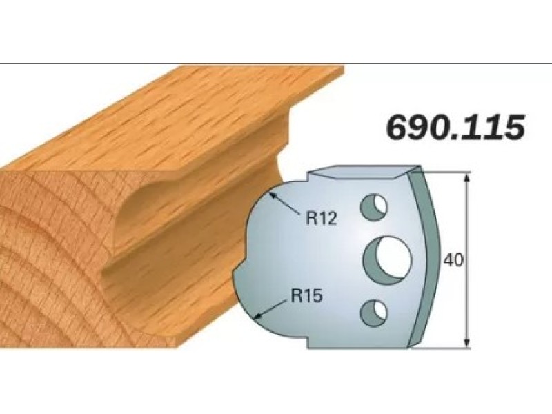 Комплект из 2-х ножей 40x4 SP CMT 690.115