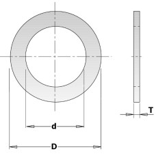 Кольцо переходное 30-16x1,4мм для пилы CMT 299.223.00