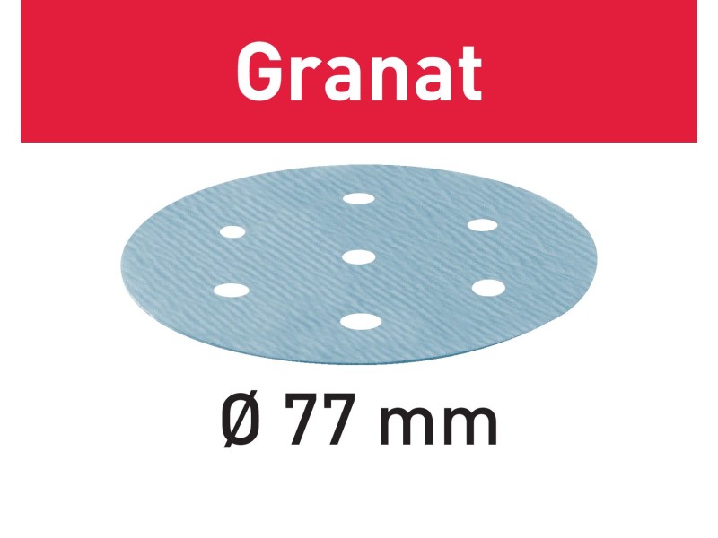Шлифовальный материал Festool Granat P 280, компл. из 50 шт. STF D77/6 P280 GR /50