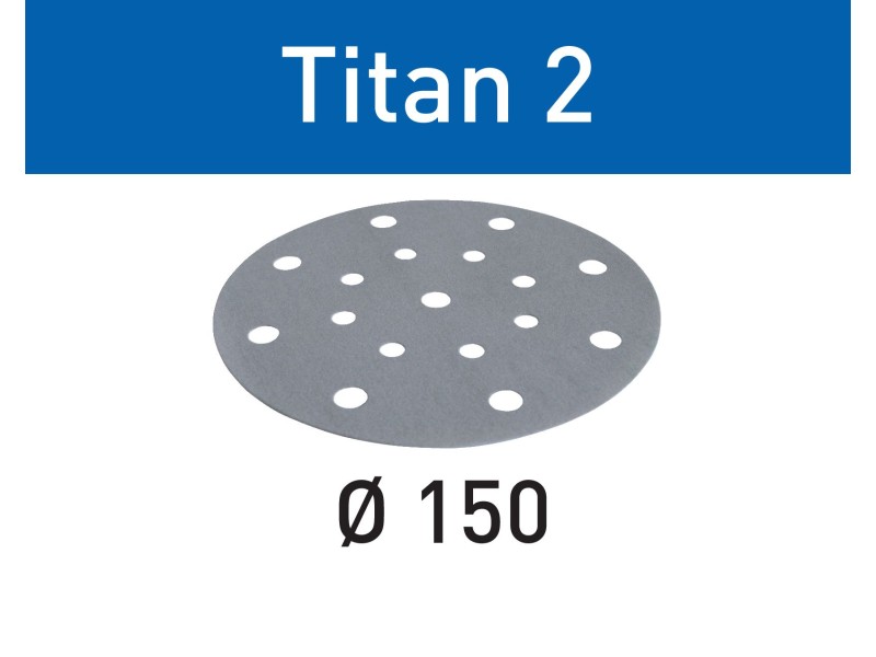 Шлифовальные круги Festool Titan 2 P 240, компл. из 100 шт. STF D150/16 P240 TI2/100