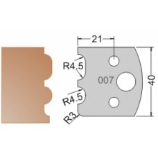 Нож Dimar МУЛЬТИСИСТЕМА HSS галтель R3 полуштап R4.5 40x20x4 3300740