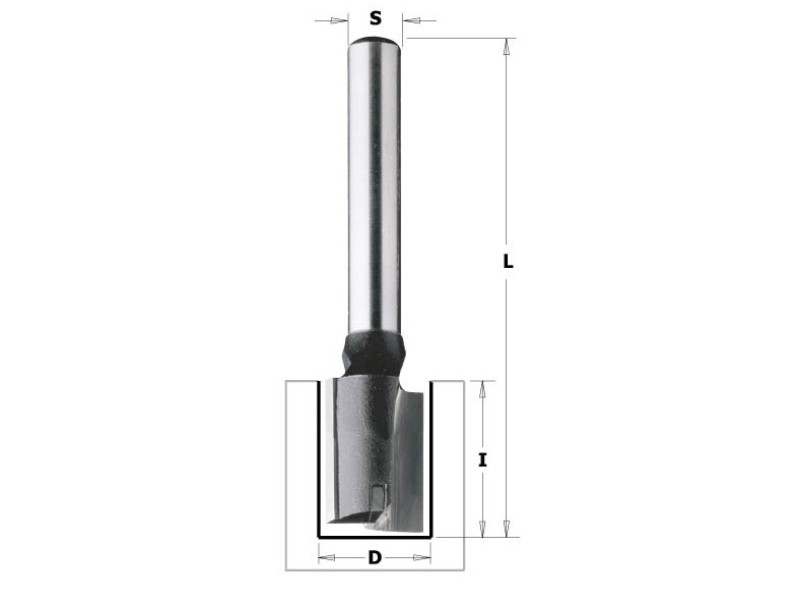 Фреза концевая CMT-contractor пазовая Z2+1 S=8x50 D=18x20x51 RH CMT K174-180