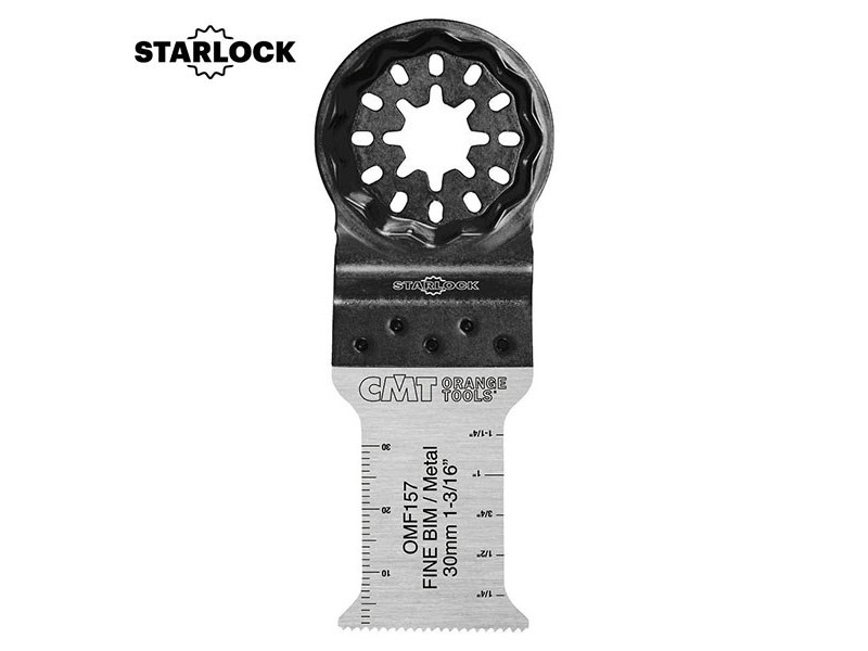 Погружное пильное полотно 30 мм для металла STARLOCK CMT OMF157-X1