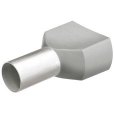 Гильзы контактные сдвоенные изолированные (НШВИ), фосфатированные, 2 x 4.00 мм², 100 шт, 23 м Knipex KN-9799375