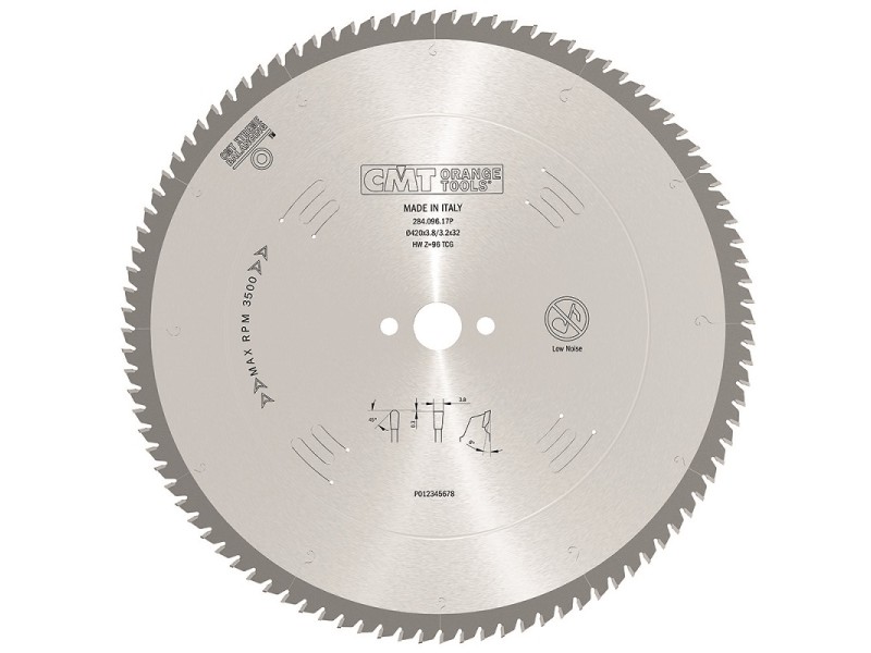 Пильный диск для цветных металлов и PVC 500x4/3.2x30 Z120 TCG 5°POS CMT 284.120.20M