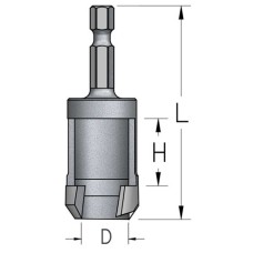 Сверло для изготовления пробок D10 хвостовик HEX1/4 WPW MNS1004