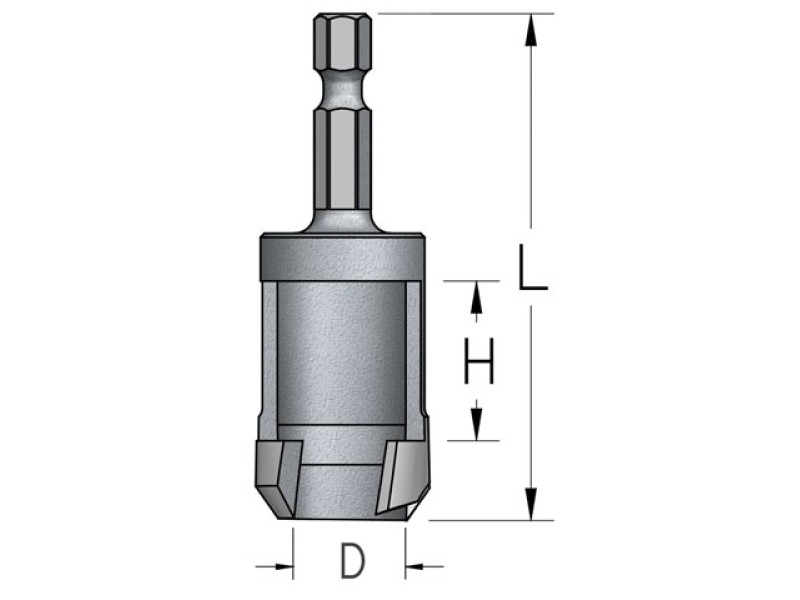 Сверло для изготовления пробок D10 хвостовик HEX1/4 WPW MNS1004