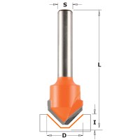 Фреза пазовая V-образная для Alucobond D=18,0 I=7,5 S=8,0 L=60,0 CMT 915.001.11