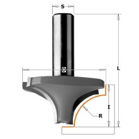 Фреза концевая радиусная D=28,7 I=12,7 S=8,0 R=8,00 CMT 927.2913