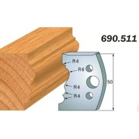 Комплект из 2-х ножей 50x4 SP CMT 690.511