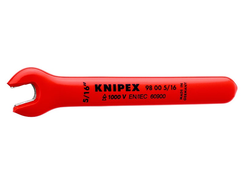 Ключ гаечный рожковый VDE, 5/16", длина 108 мм, диэлектрический Knipex KN-98005_16