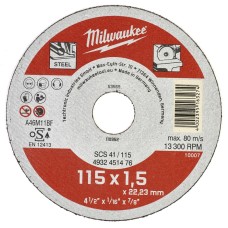 Отрезной диск Milwaukee по металлу SCS 41 / 115 X 1.5 X 22 мм
