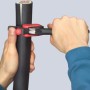 Стриппер для круглого кабеля, > Ø 25 мм, длина 150 мм, регулируемая глубина реза до 5 мм, SB Knipex KN-1640150SB
