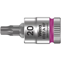 8767 A HF TORX Zyklop Головка торцевая с вставкой-битой, 1/4", TX 20 x 28 мм, с фиксацией Wera WE-003364