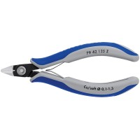 Бокорезы прецизионные, острая головка, для мягких материалов, 125 мм, 2-комп ручки Knipex KN-7942125Z