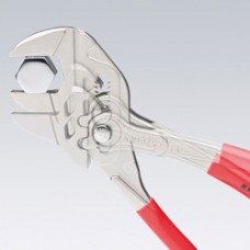 Клещи переставные-гаечный ключ, зев 40 мм, длина 180 мм, хром, обливные ручки, SB Knipex KN-8603180SB