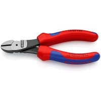 Бокорезы особо мощные, 140 мм, фосфатированные, 2-комп ручки, SB Knipex KN-7402140SB