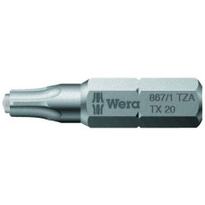 867/1 ZA SPAX T-STAR plus (TORX с цапфой) бита, 1/4" C6.3, TX 15 x 25 мм Wera WE-066081