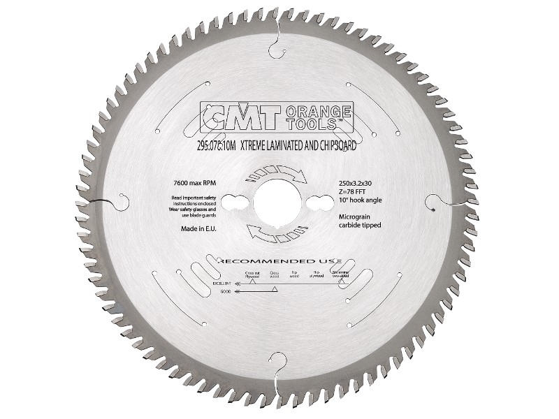 Пильный диск форматный с увеличенным ресурсом XTreme 350x30x3,5/2,5 10° FFT Z=108 CMT 295.108.14M