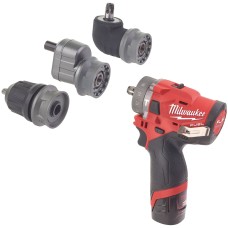 Аккумуляторная ударная дрель шуруповерт со сменным патроном Milwaukee M12 FUEL FPDXKIT-202X