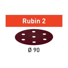 Материал шлифовальный Festool Rubin II P 180. компл. из 50 шт. STF D90/6 P180 RU2/50