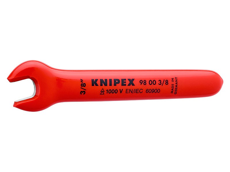 Ключ гаечный рожковый VDE, 3/8", длина 108 мм, диэлектрический Knipex KN-98003_8