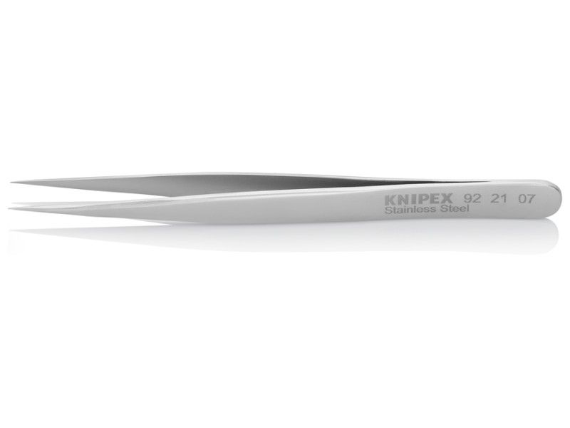 Пинцет универсальный, нерж, 110 мм, гладкие прямые игловидные губки Knipex KN-922107