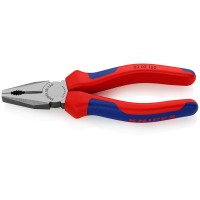 Плоскогубцы комбинированные, 160 мм, фосфатированные, 2-комп ручки Knipex KN-0302160