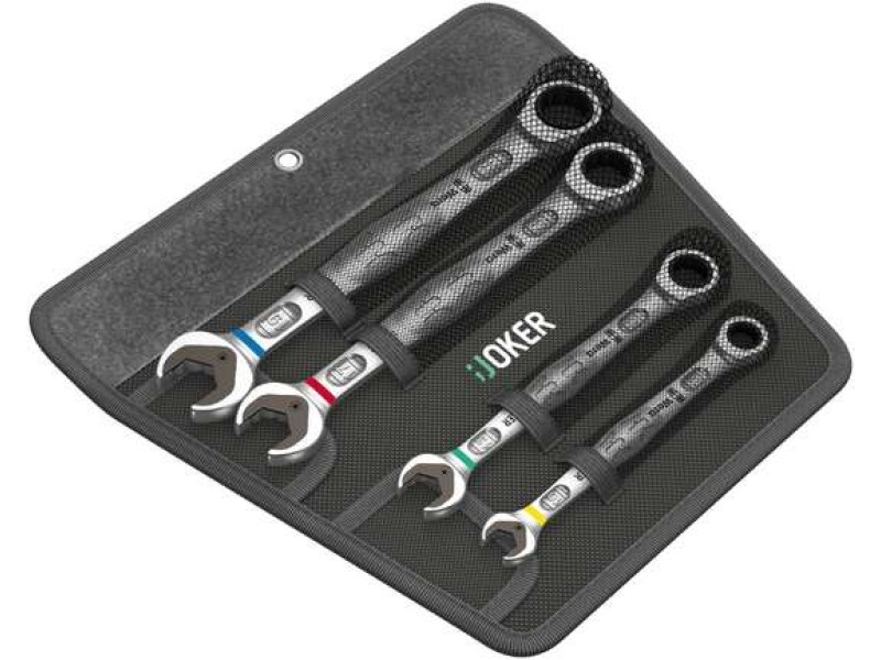 6000 Joker SB Набор комбинированных ключей с трещоткой, 4 пр., 10-19 мм Wera WE-073290