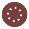 Шлифовальная бумага - Ø 125 мм - 8 отверстий