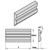 Комплект из 2-х ножей 240x16x3 HPS CMT 795.240.16