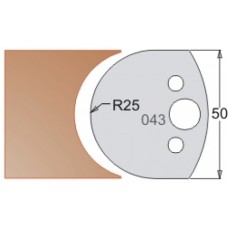 Нож Dimar МУЛЬТИСИСТЕМА HSS галтель R25 50x20x4 3304350