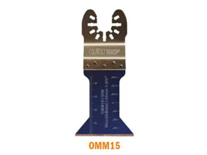 Погружное пильное полотно 45 мм для древесины и металла, универсальное CMT OMM15-X1