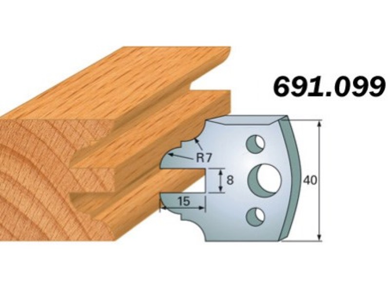 Комплект из 2-х ограничителей 40x4 CMT 691.099