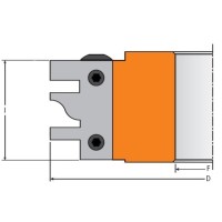 Комплект 2 ножей HM 40x25x2 (C) для 694.014 CMT 695.014C