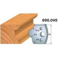 Комплект из 2-х ножей 40x4 SP CMT 690.045