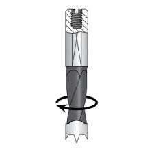 Сверло глухое правое D5.1x44 L77 хвостовик 10x30 присадка Dimar 2012707