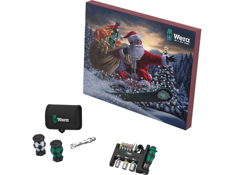 Рождественский Календарь Wera Advent, Набор Инструмента, 22 предмета