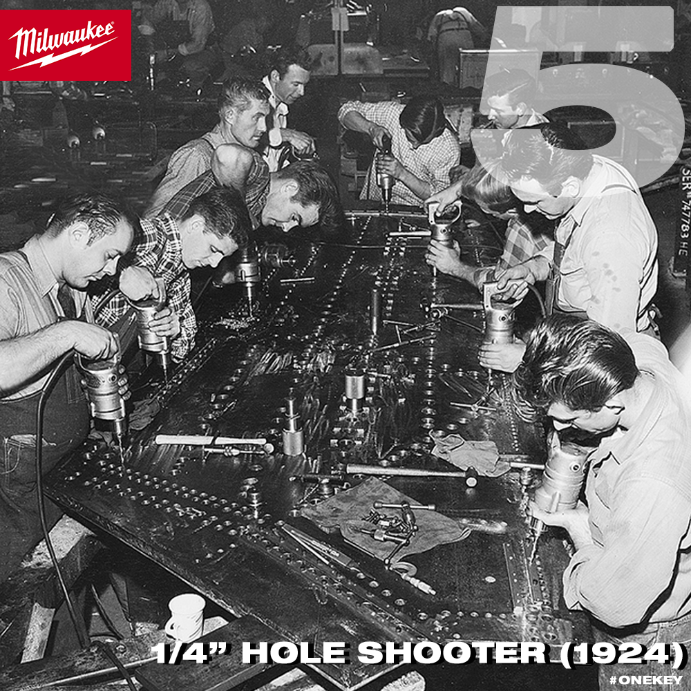 История Milwaukee — профессиональный инструмент Милуоки Hole-Shooter